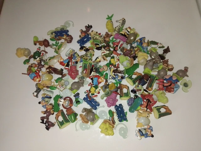 Lot De Figurines Animaux Anciennes En Plomb – Zoo, Afrique, Jouet Miniature